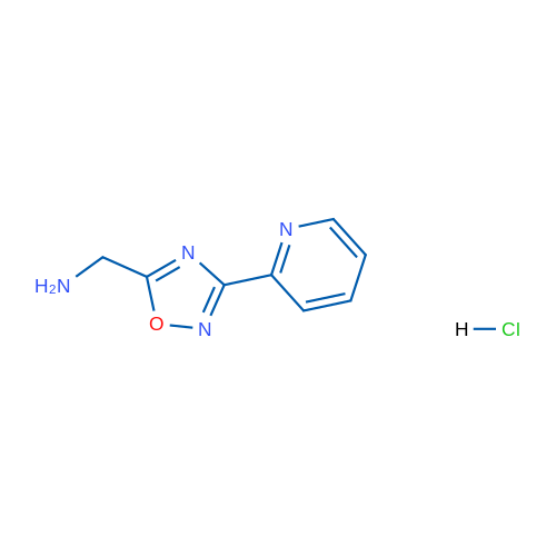 (3-(pyridin-2-yl)-1,2,4-oxadiazol-5-yl)methanamine hydrochloride 1g