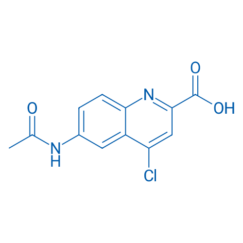 4-Chloro-6-acetamidoquinoline-2-carboxylic acid 1g