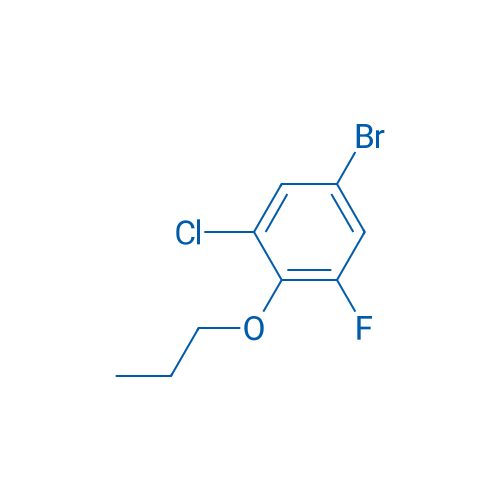 5-Bromo-1-chloro-3-fluoro-2-propoxybenzene 250mg