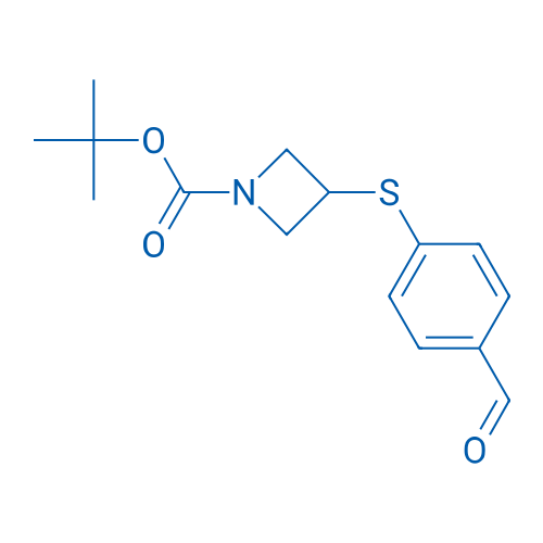 tert-Butyl 3-((4-formylphenyl)thio)azetidine-1-carboxylate 250mg