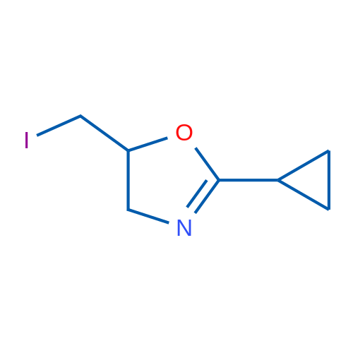 2-Cyclopropyl-5-(iodomethyl)-4,5-dihydro-1,3-oxazole 1g