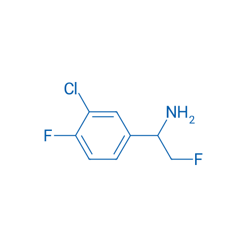 1-(3-Chloro-4-fluorophenyl)-2-fluoroethan-1-amine 1g