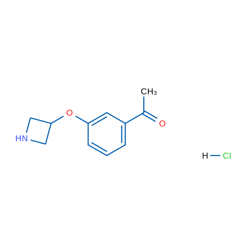 1-(3-(Azetidin-3-yloxy)phenyl)ethanone hydrochloride 1g