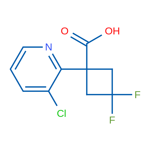 1-(3-Chloropyridin-2-yl)-3,3-difluorocyclobutanecarboxylic acid 1g