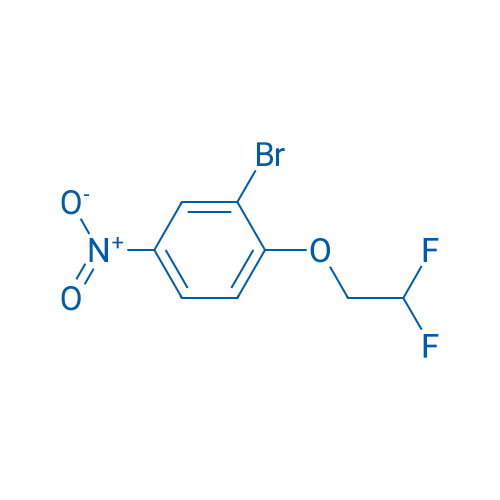 3-Bromo-4-(2,2-difluoroethoxy)nitrobenzene 1g
