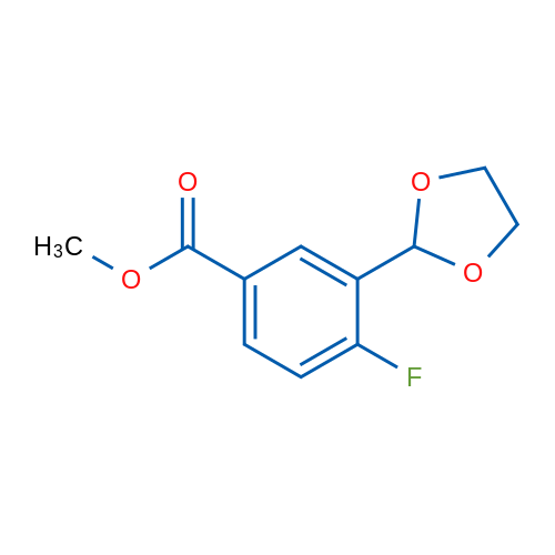 Methyl 3-(1,3-dioxolan-2-yl)-4-fluorobenzoate 1g