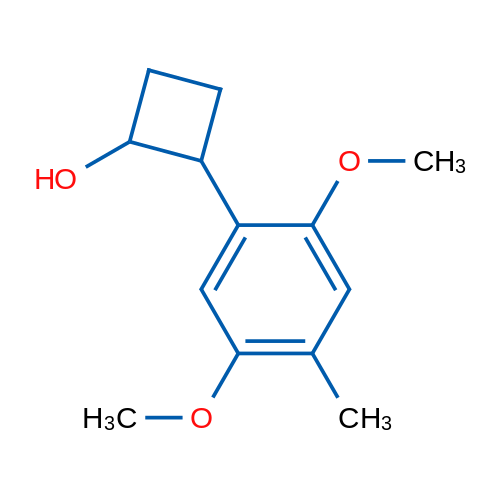 2-(2,5-Dimethoxy-4-methylphenyl)cyclobutanol 1g