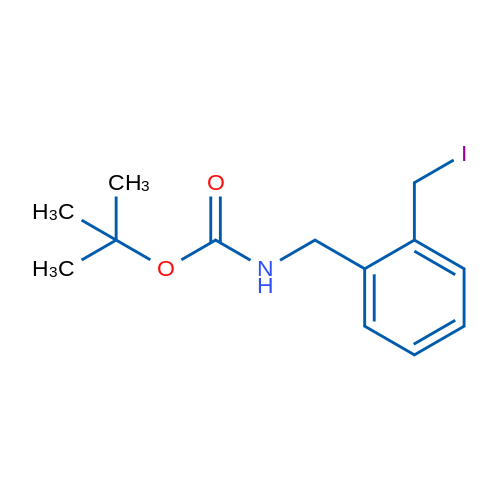 tert-Butyl 2-(iodomethyl)benzylcarbamate 1g