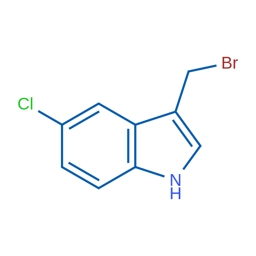 3-(Bromomethyl)-5-chloro-1H-indole 1g