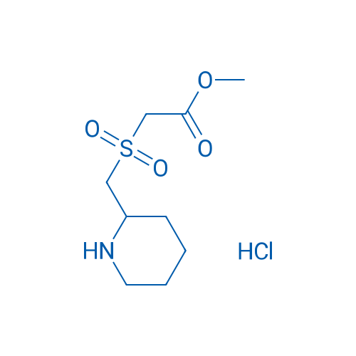 Methyl 2-(piperidin-2-ylmethanesulfonyl)acetate hydrochloride 1g
