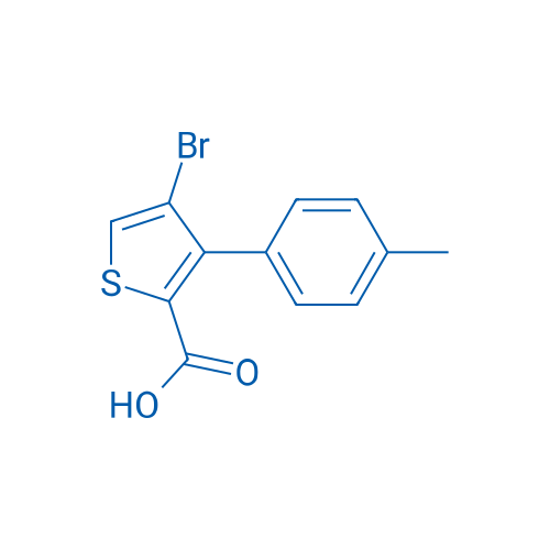 4-Bromo-3-(p-tolyl)thiophene-2-carboxylic acid 1g
