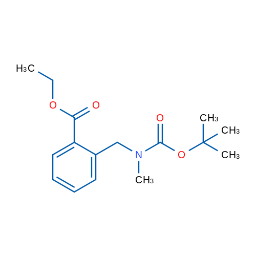Ethyl 2-(((tert-butoxycarbonyl)(methyl)amino)methyl)benzoate 1g