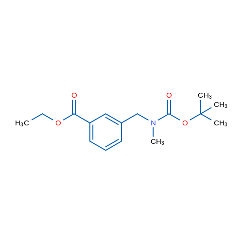 Ethyl 3-(((tert-butoxycarbonyl)(methyl)amino)methyl)benzoate 1g
