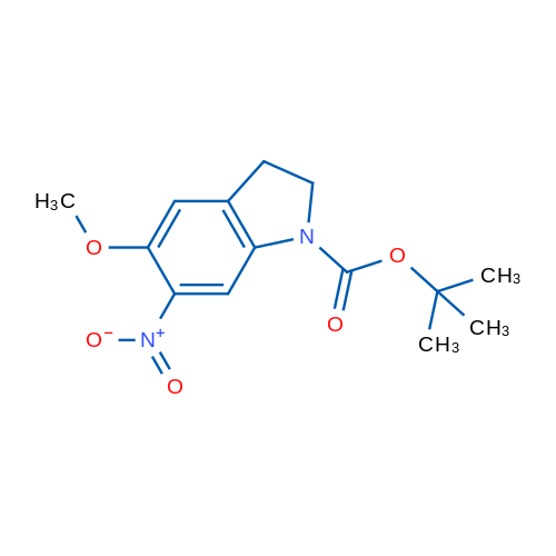tert-Butyl 5-methoxy-6-nitroindoline-1-carboxylate 1g