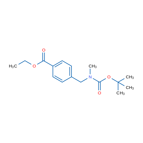 Ethyl 4-(((tert-butoxycarbonyl)(methyl)amino)methyl)benzoate 1g