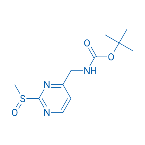 tert-Butyl ((2-(methylsulfinyl)pyrimidin-4-yl)methyl)carbamate 1g