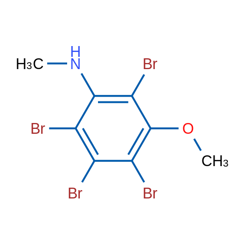 2,3,4,6-Tetrabromo-5-methoxy-N-methylaniline 1g