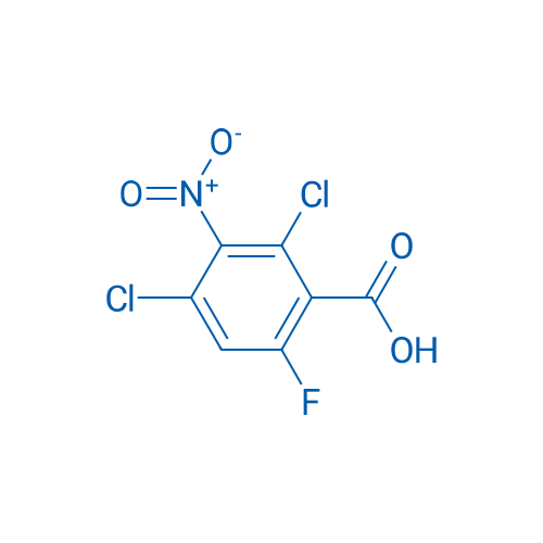 2,4-Dichloro-6-fluoro-3-nitrobenzoic acid 250mg