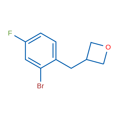 3-(2-Bromo-4-fluorobenzyl)oxetane 1g