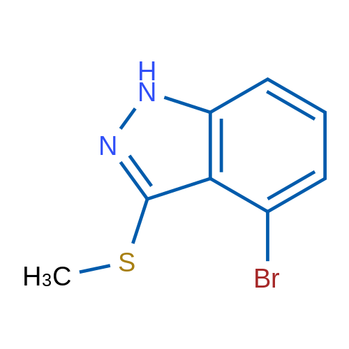 4-Bromo-3-(methylthio)-1H-indazole 1g