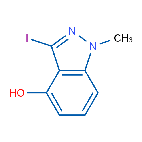 3-Iodo-1-methyl-1H-indazol-4-ol 1g
