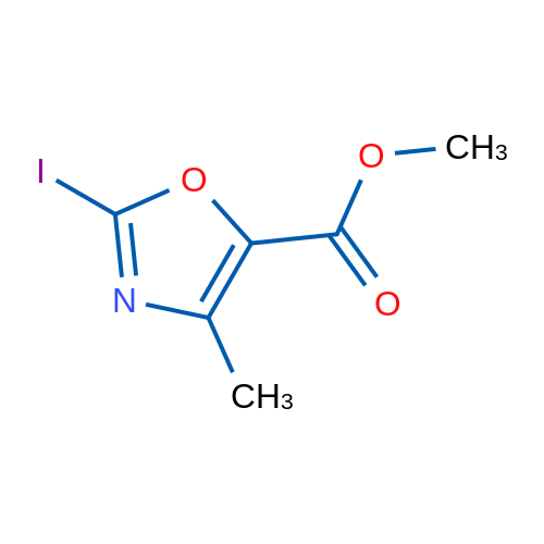 Methyl 2-iodo-4-methyloxazole-5-carboxylate 1g