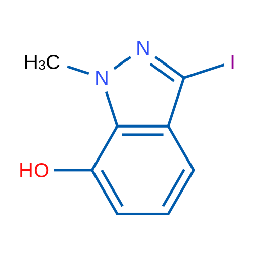 3-Iodo-1-methyl-1H-indazol-7-ol 1g