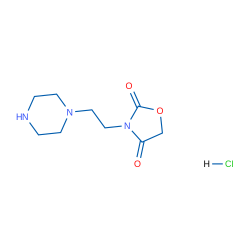 3-(2-(Piperazin-1-yl)ethyl)oxazolidine-2,4-dione hydrochloride 1g
