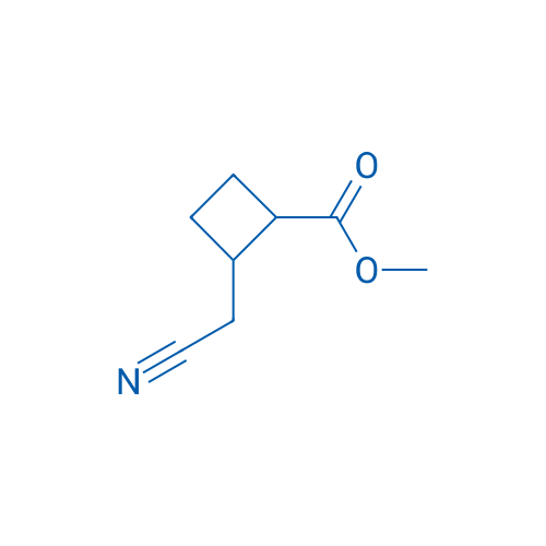 methyl 2-(cyanomethyl)cyclobutane-1-carboxylate 100mg