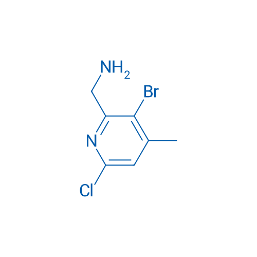 (3-Bromo-6-chloro-4-methylpyridin-2-yl)methanamine 1g