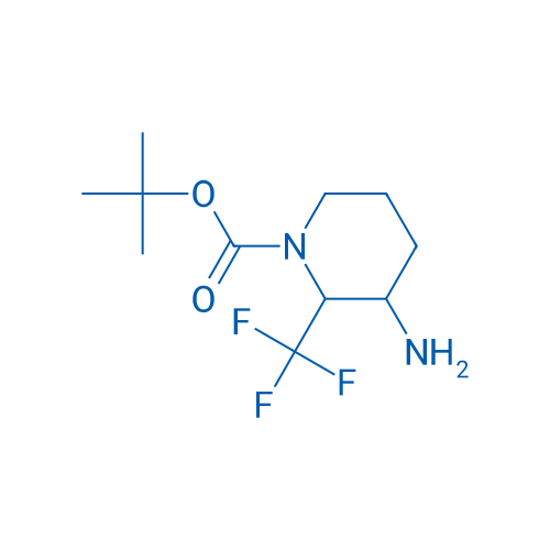 tert-Butyl 3-amino-2-(trifluoromethyl)piperidine-1-carboxylate 250mg