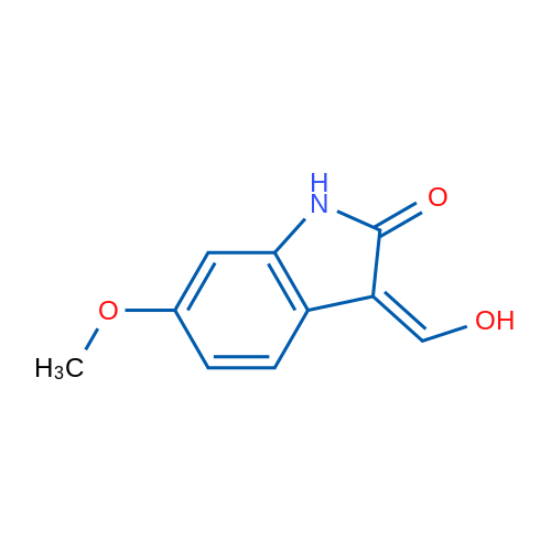 3-(Hydroxymethylene)-6-methoxyindolin-2-one 1g