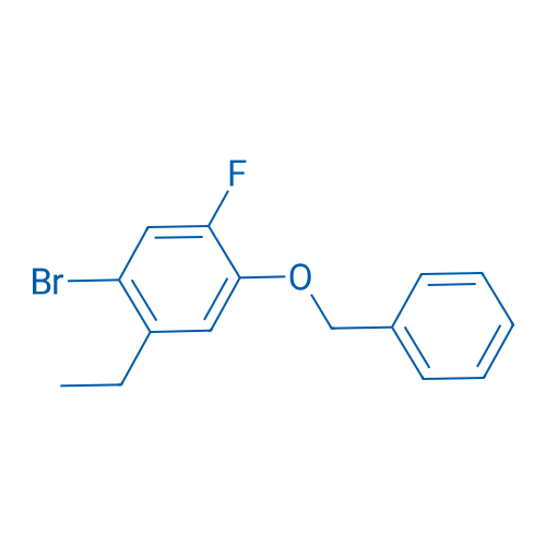 1-(Benzyloxy)-4-bromo-5-ethyl-2-fluorobenzene 100mg