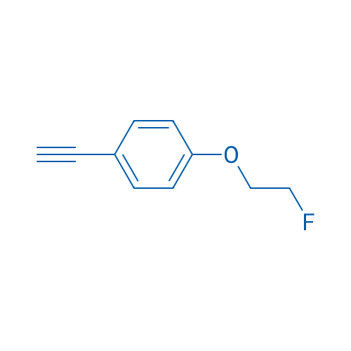 1-Ethynyl-4-(2-fluoroethoxy)benzene 250mg