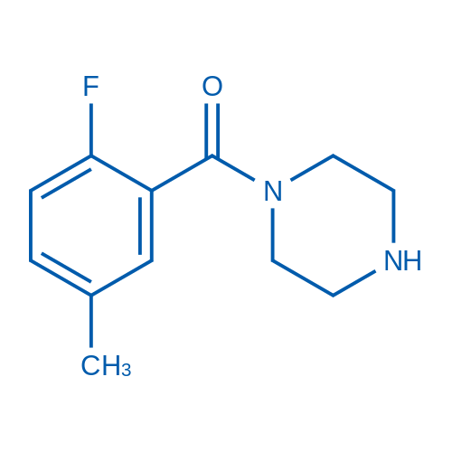 (2-Fluoro-5-methylphenyl)(piperazin-1-yl)methanone 5g