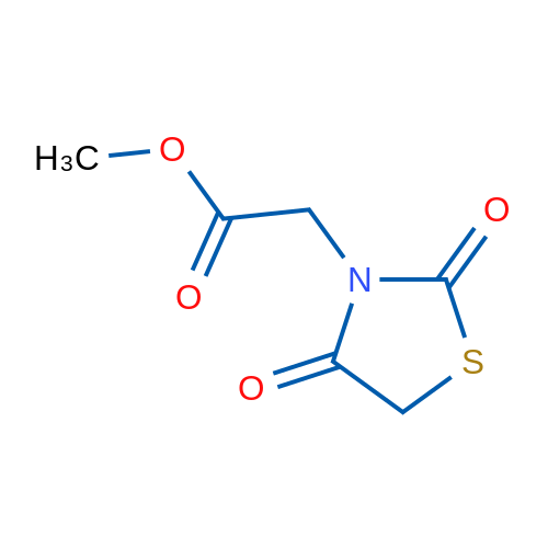 Methyl 2-(2,4-dioxothiazolidin-3-yl)acetate 1g