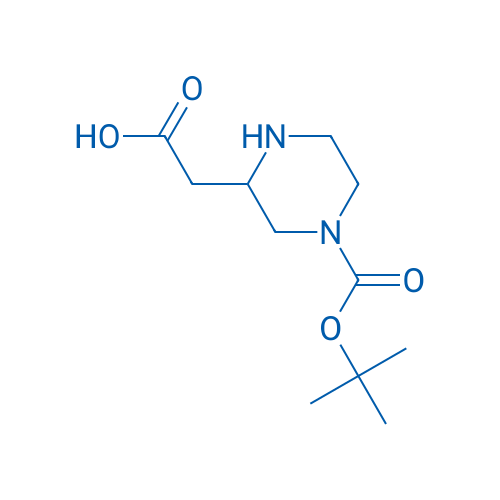 2-(4-(tert-Butoxycarbonyl)piperazin-2-yl)acetic acid 1g