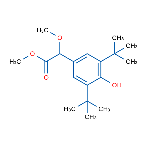 Methyl 2-(3,5-di-tert-butyl-4-hydroxyphenyl)-2-methoxyacetate 1g