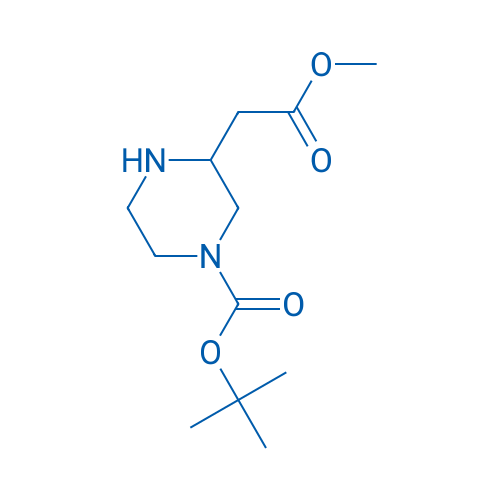 tert-Butyl 3-(2-methoxy-2-oxoethyl)piperazine-1-carboxylate 1g