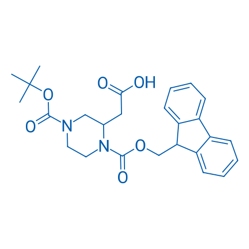 N-4-Boc-N-1-Fmoc-2-piperazine Acetic Acid 1g