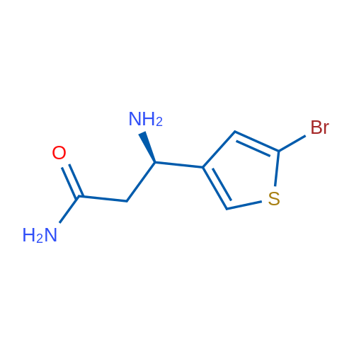 (3R)-3-Amino-3-(5-bromothiophen-3-yl)propanamide 1g