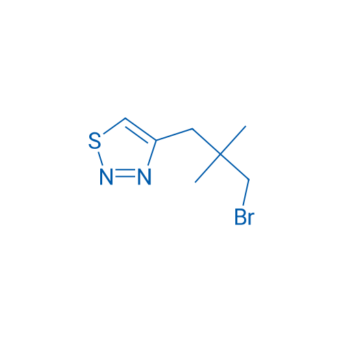 4-(3-Bromo-2,2-dimethylpropyl)-1,2,3-thiadiazole 1g