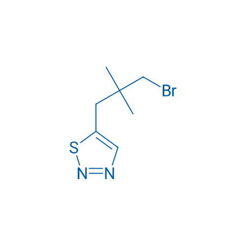 5-(3-Bromo-2,2-dimethylpropyl)-1,2,3-thiadiazole 1g