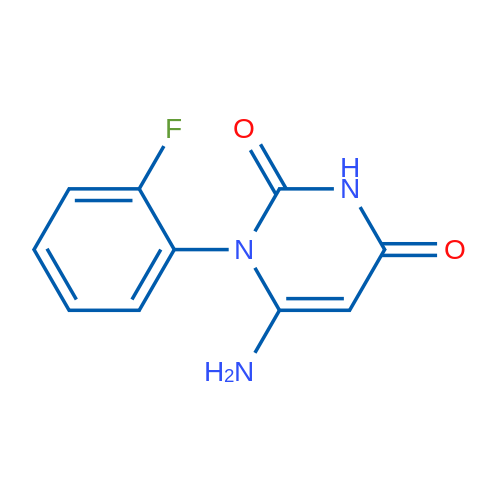 6-Amino-1-(2-fluorophenyl)pyrimidine-2,4(1H,3H)-dione 250mg