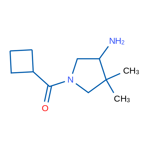 1-Cyclobutanecarbonyl-4,4-dimethylpyrrolidin-3-amine 1g