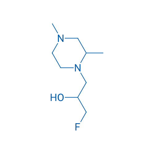 1-(2,4-Dimethylpiperazin-1-yl)-3-fluoropropan-2-ol 1g