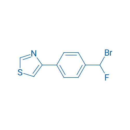 4-(4-(Bromofluoromethyl)phenyl)thiazole 1g