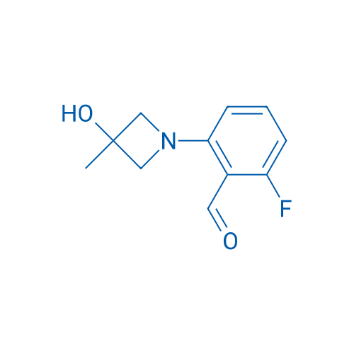 2-Fluoro-6-(3-hydroxy-3-methylazetidin-1-yl)benzaldehyde 1g