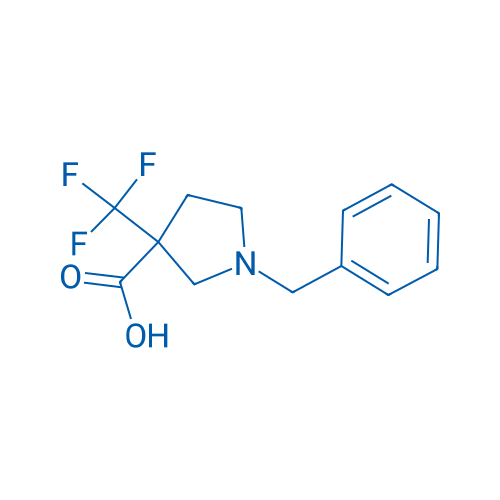 1-Benzyl-3-(trifluoromethyl)pyrrolidine-3-carboxylic acid 250mg