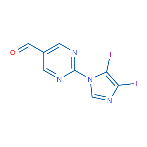 2-(4,5-Diiodo-1H-imidazol-1-yl)pyrimidine-5-carbaldehyde 1g